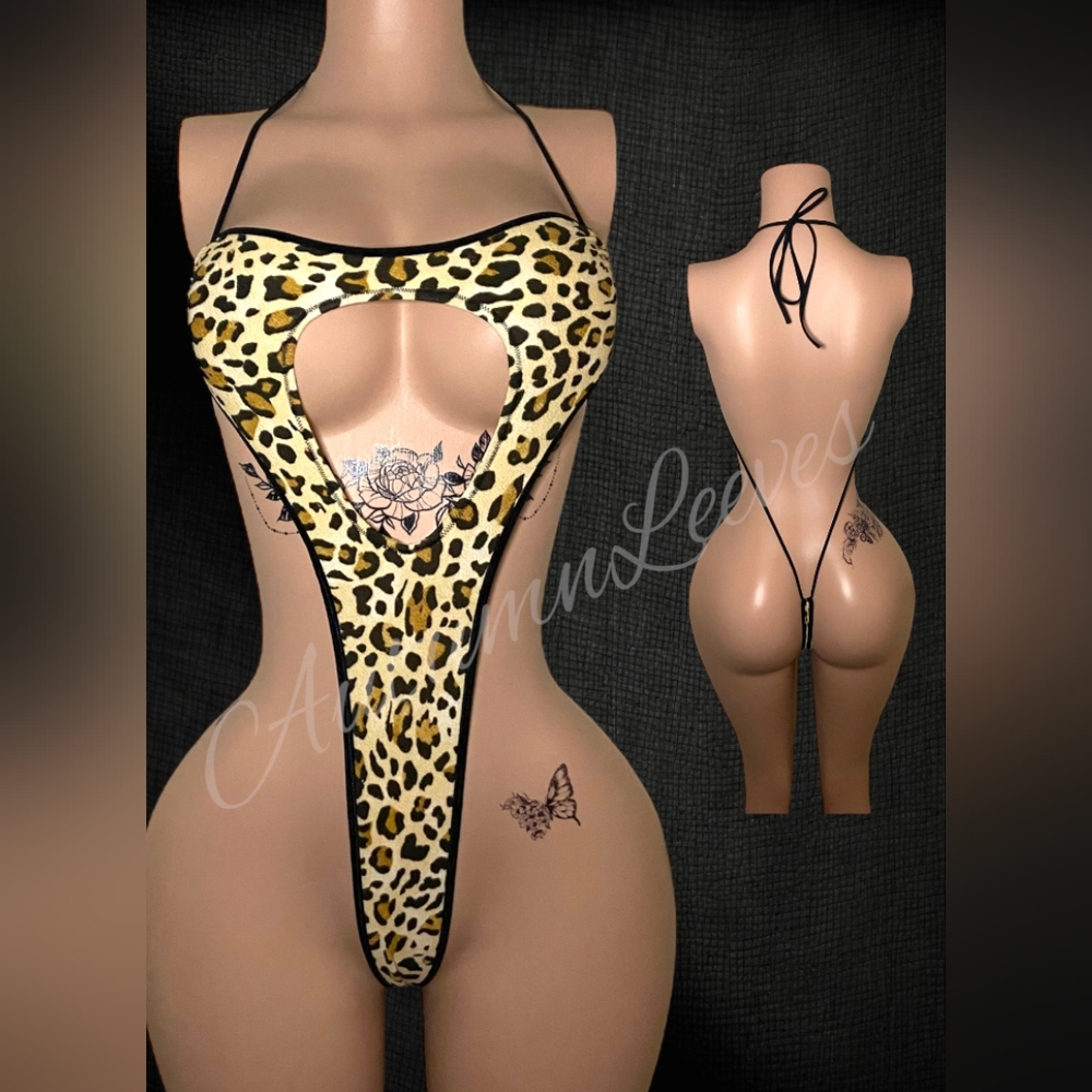 Leopard Print Exotic Dancewear